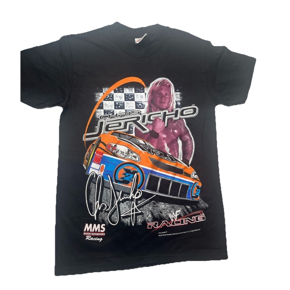 Vtg Chris Jericho Tshirt WF Racing Rare‎ Y2J 2000 Size Small